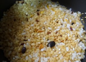 白米+雑穀米でビタミンが豊富に！