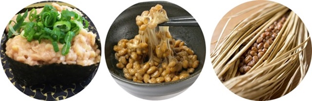 様々な種類の納豆